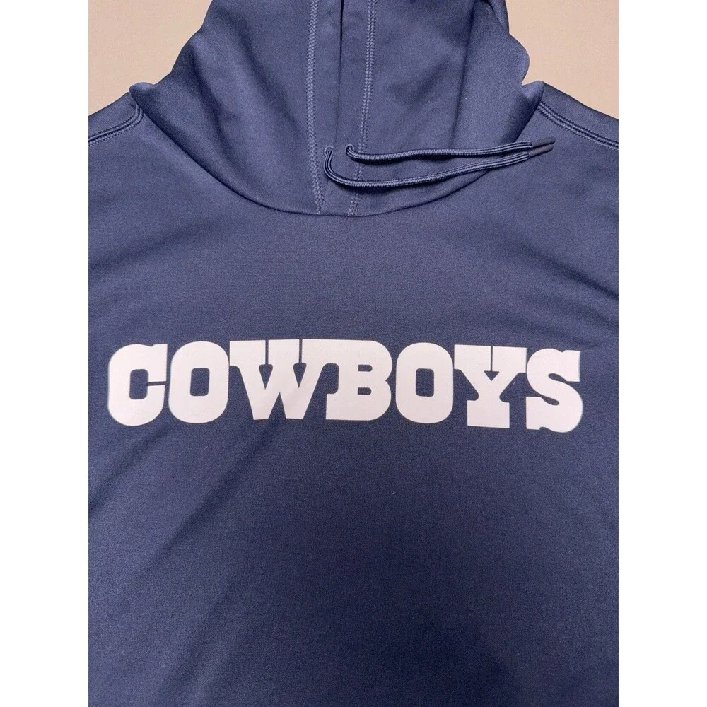 Dallas Cowboys — Nike Therma-Fit Navy Blue Sweatshirt — Size Men’s XL NFL